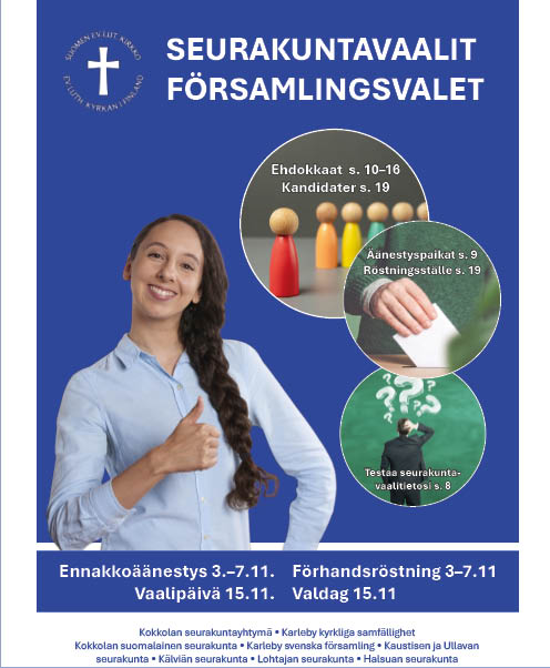 Seurakuntavaali-lehden kansi.
