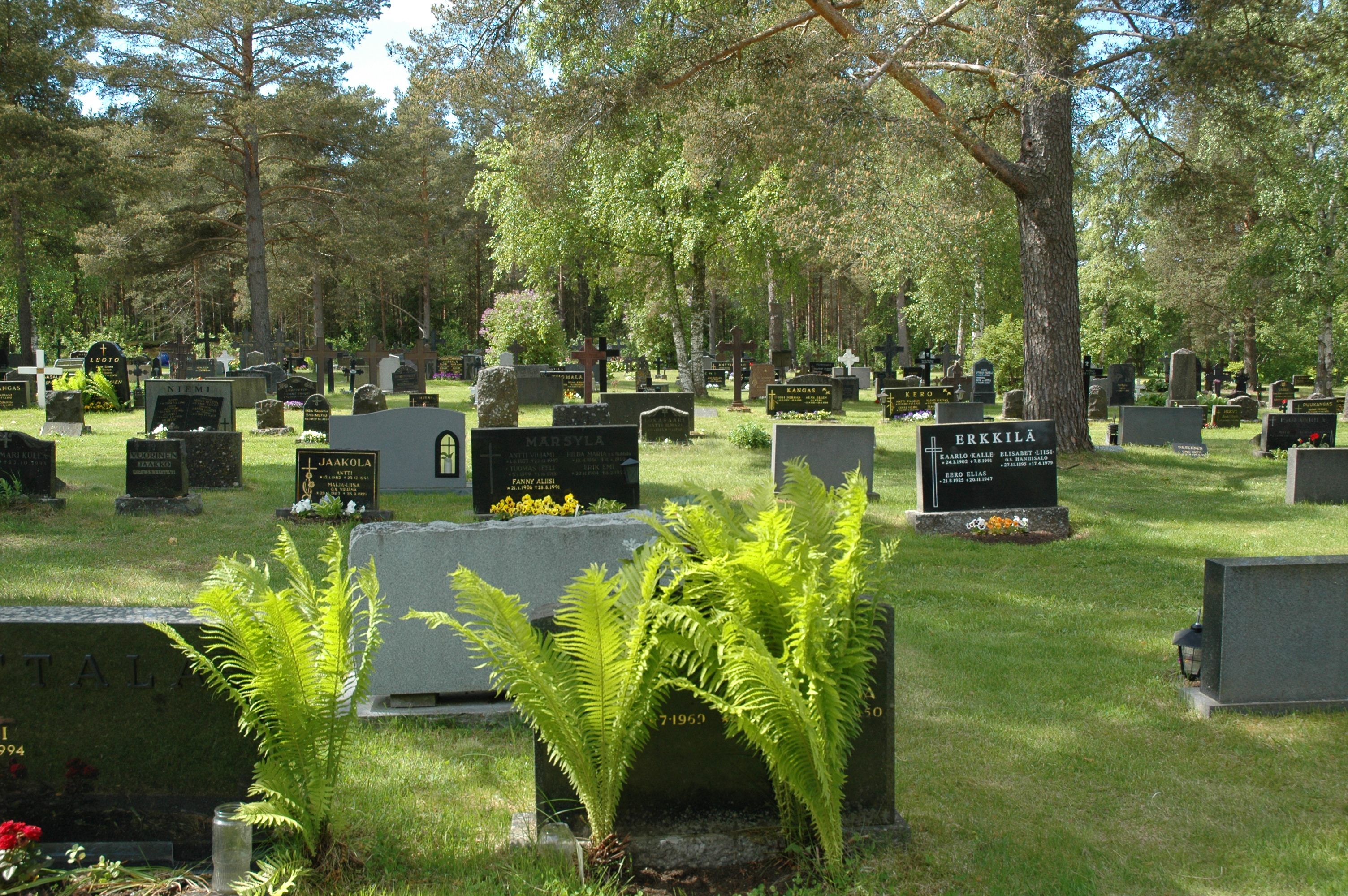 Lohtajan hautausmaa.